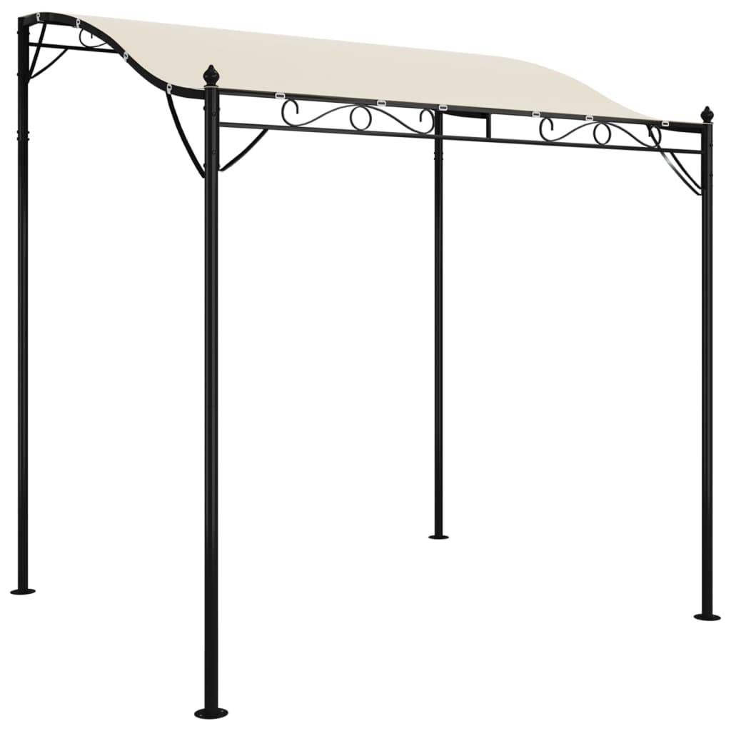 vidaXL Markise Creme 2x2,3 m 180 g/m² Stoff und Stahl