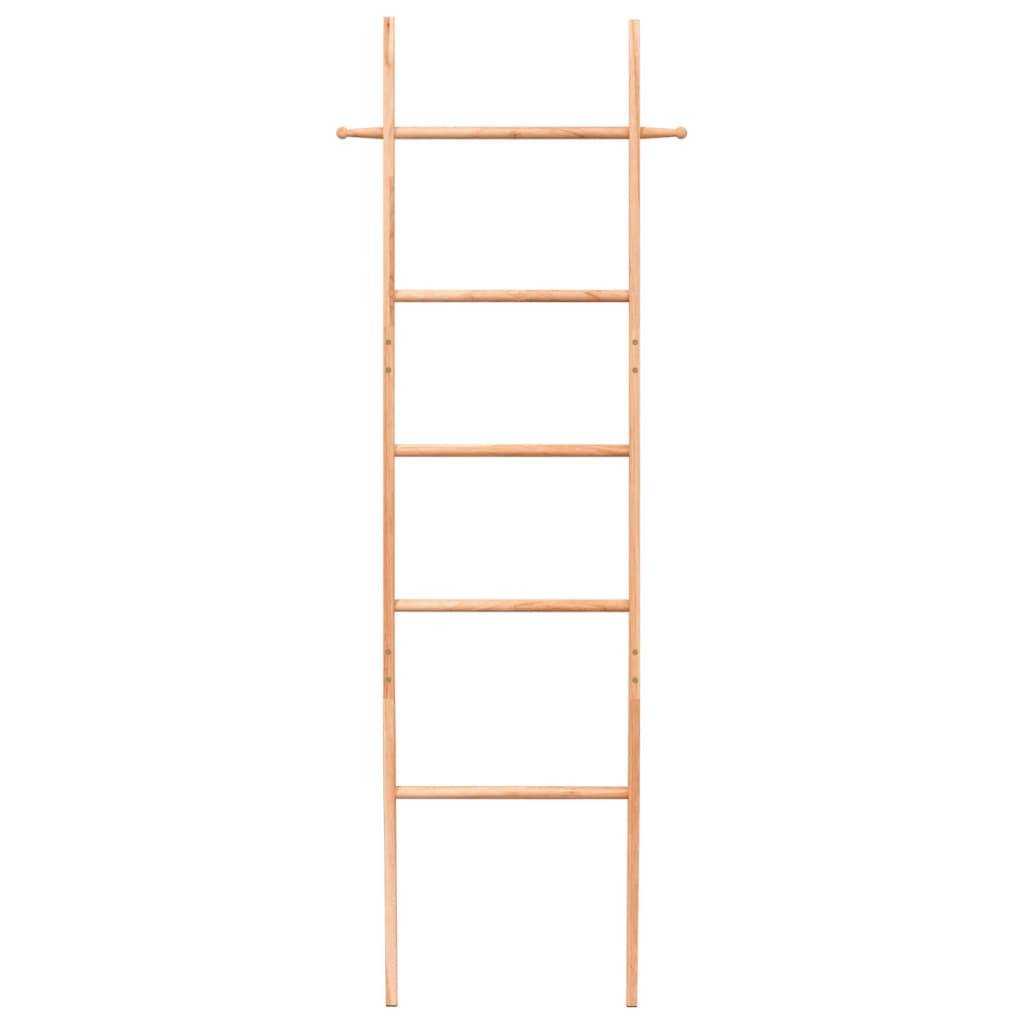 vidaXL Handtuchleiter 170 cm Massivholz Nussbaum