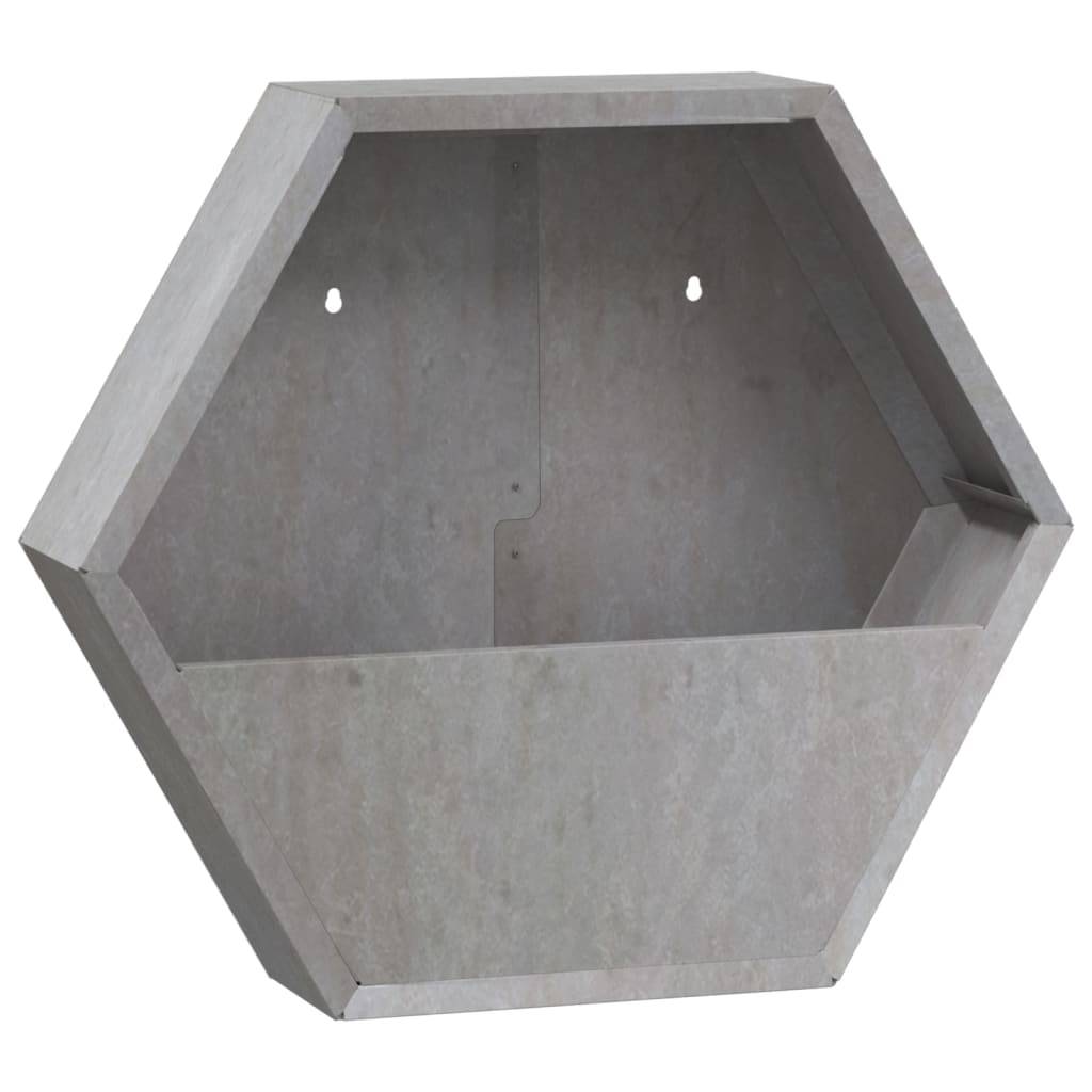 vidaXL Wand-Pflanzkübel 2 Stk. Rostig Cortenstahl 46x10x40 cm
