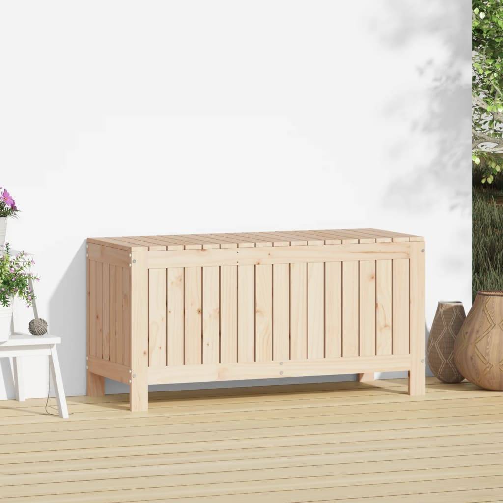 vidaXL Gartentruhe 108x42,5x54 cm Massivholz Kiefer