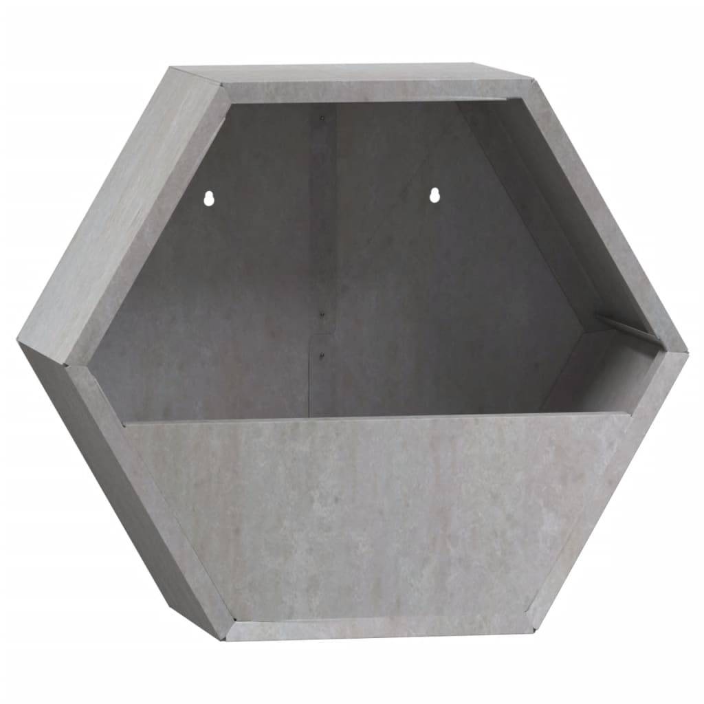 vidaXL Wand-Pflanzkübel 2 Stk. Rostig Cortenstahl 30x10x25 cm