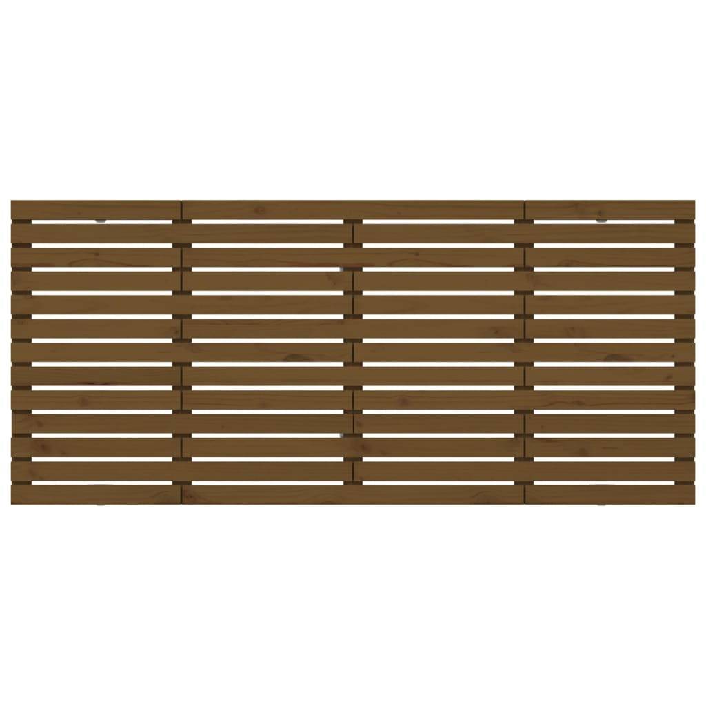 vidaXL Wand-Kopfteil Honigbraun 166x3x91,5 cm Massivholz Kiefer