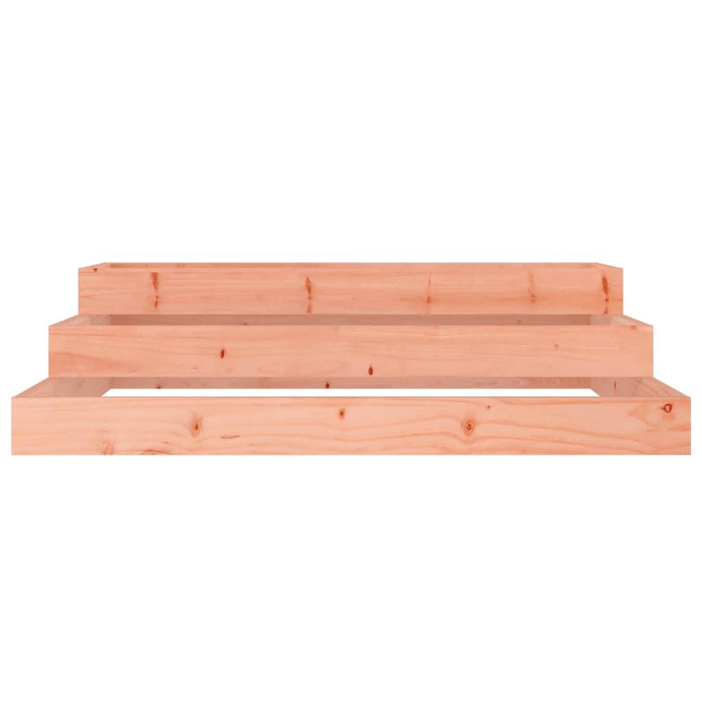 vidaXL Pflanzkübel 107x107x27 cm Massivholz Douglasie