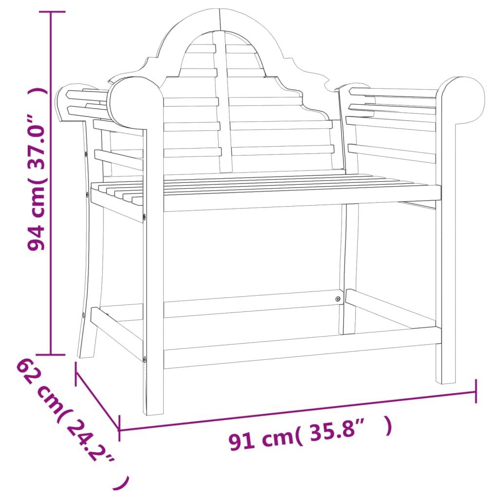vidaXL 4-tlg. Garten-Lounge-Set Massivholz Teak