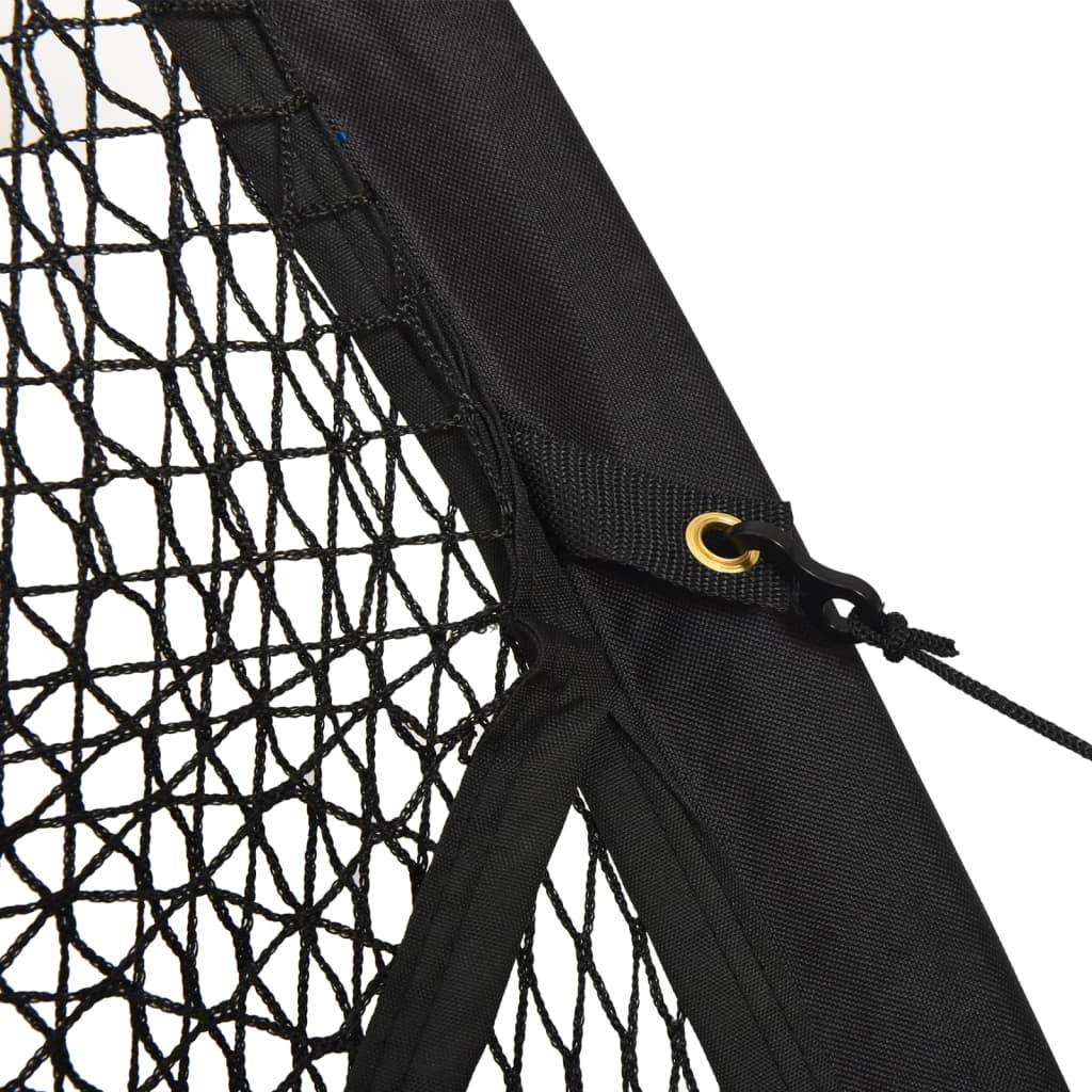 vidaXL Baseball-Schlagkäfig Schwarz 900x400x250 cm Polyester