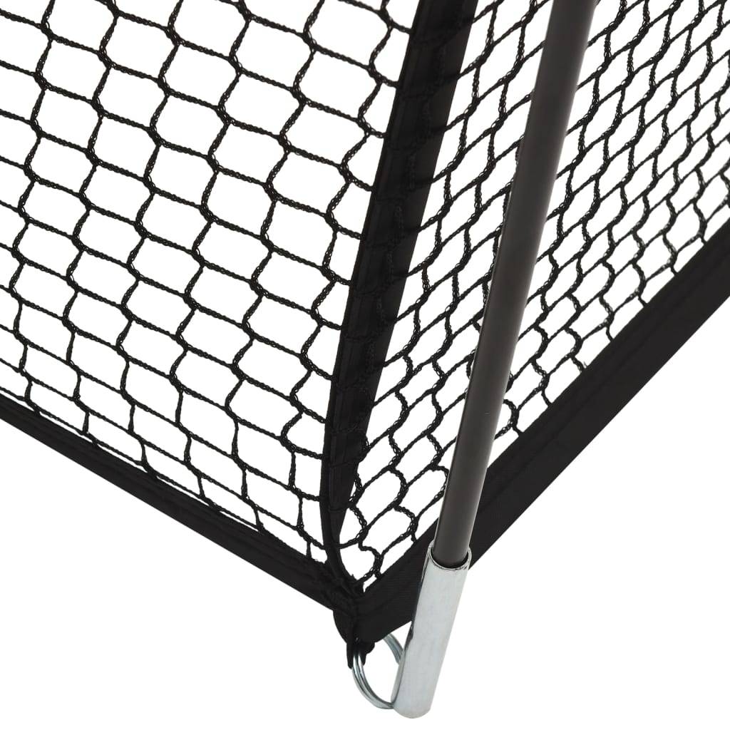 vidaXL Baseball-Schlagkäfig Schwarz 900x400x250 cm Polyester