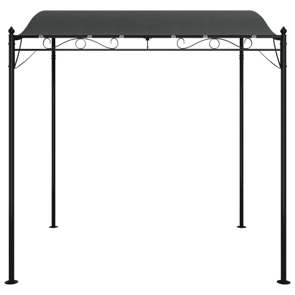vidaXL Markise Anthrazit 2x2,3 m 180 g/m² Stoff und Stahl