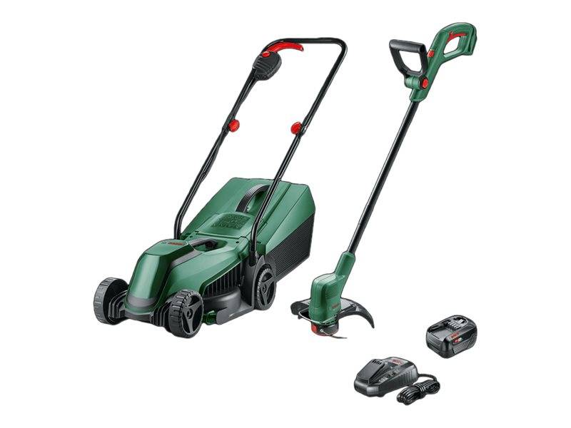 Bosch - Rasenpflege-Set - schnurlos - 18 V - 4 Ah Ladegerät enthalten - 32 cm
