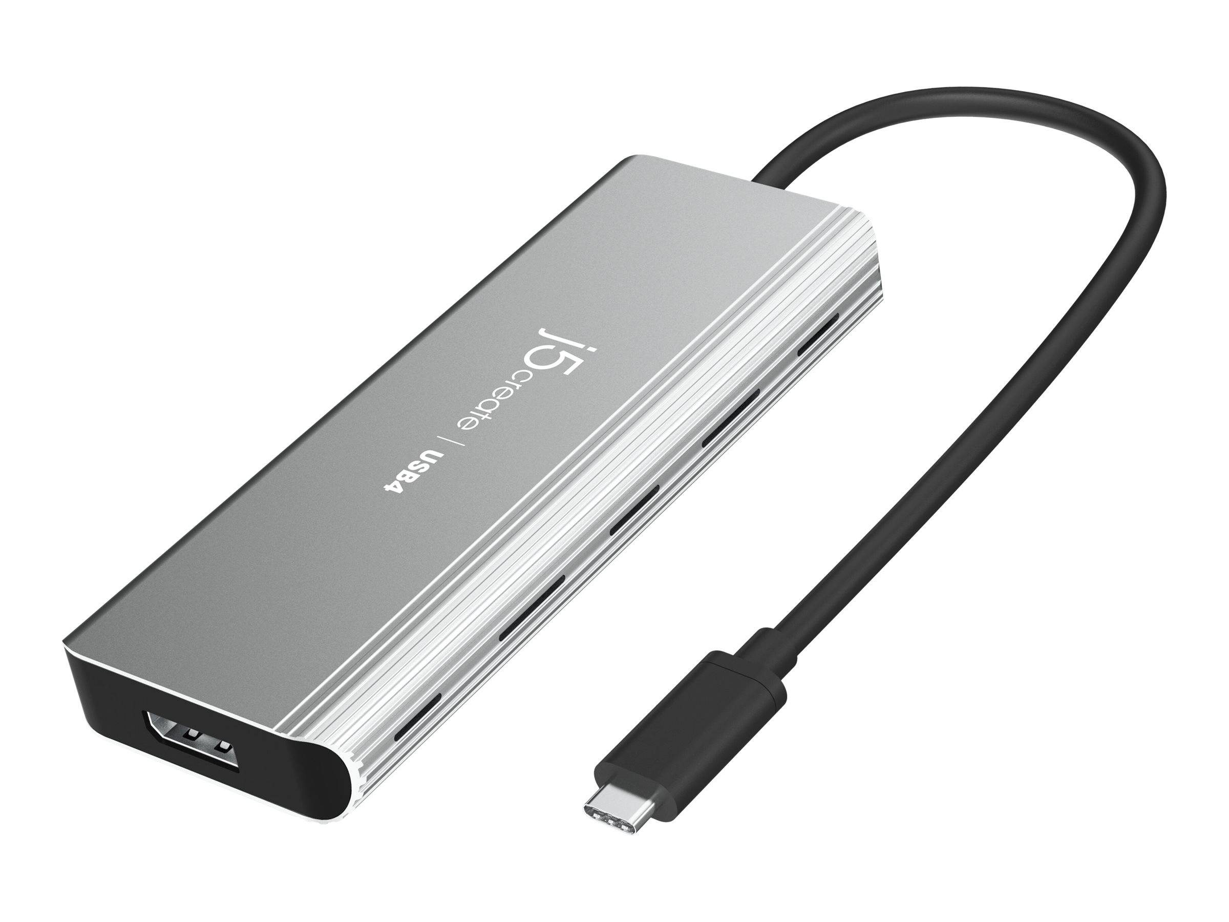 j5create JCD401 - Dockingstation - USB-C / USB4 / Thunderbolt 3 / Thunderbolt 4