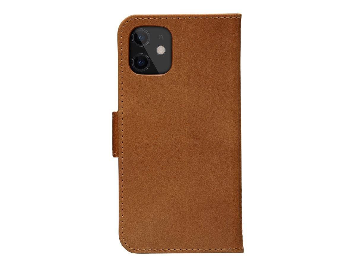 dbramante1928 Copenhagen Slim - Flip-Hülle für Mobiltelefongenarbtes Leder -