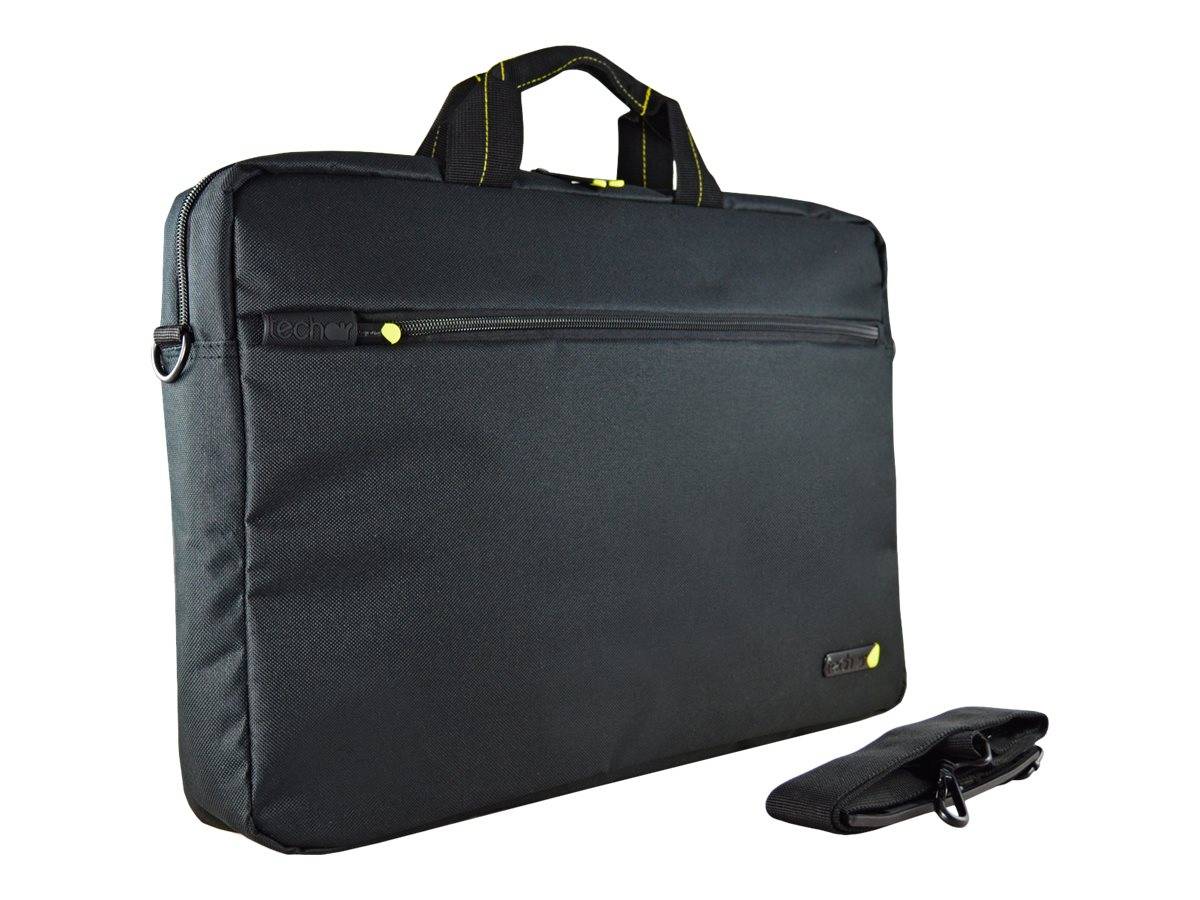 techair Notebook-Schultertasche - 43.9 cm (17.3") - Schwarz