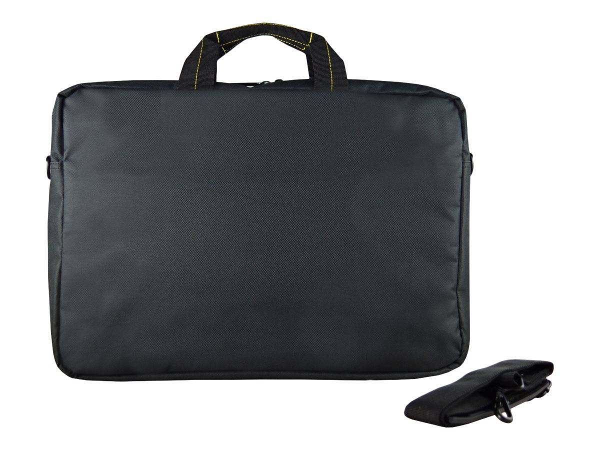 techair Notebook-Schultertasche - 43.9 cm (17.3") - Schwarz