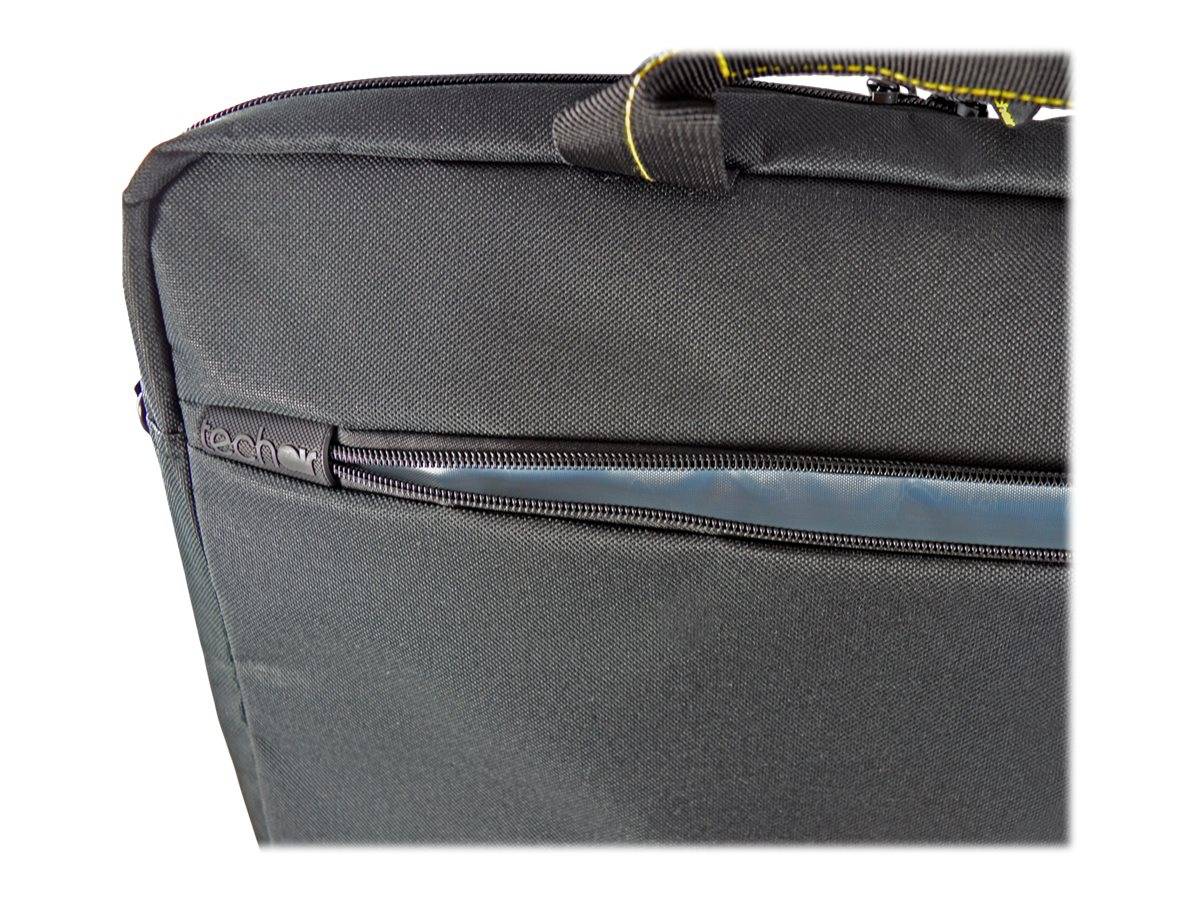 techair Notebook-Schultertasche - 43.9 cm (17.3") - Schwarz