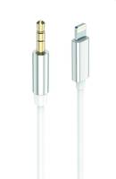 2GO 797218 - 3.5mm - Männlich - Lightning - Männlich - 1 m - Weiß - AUX/MP3 Audi