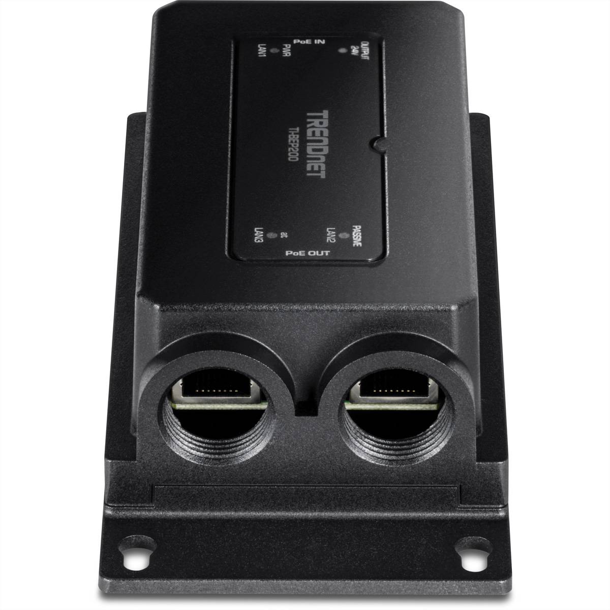 TRENDnet TI-BEP200 Outdoor PoE+ Extender, 2-Port Industrial Gigabit Aktiv/Passiv