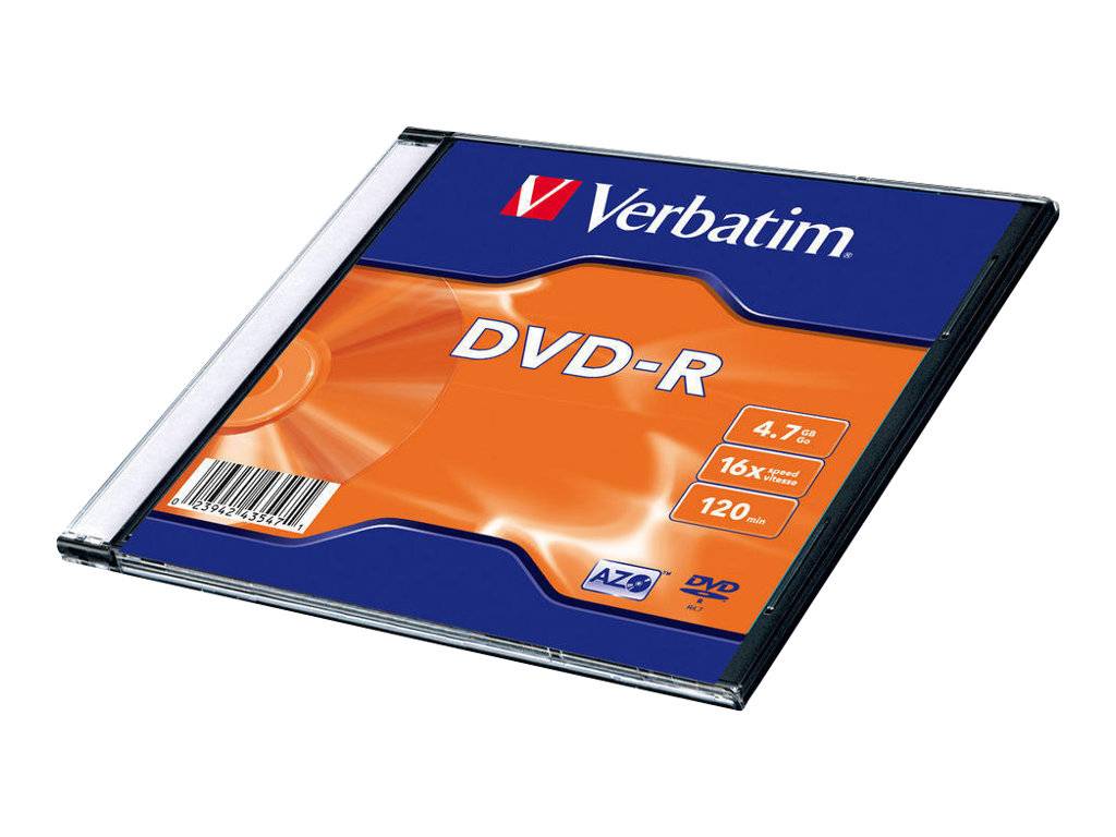 Verbatim - DVD-R - 4.7 GB 16x - mattsilber