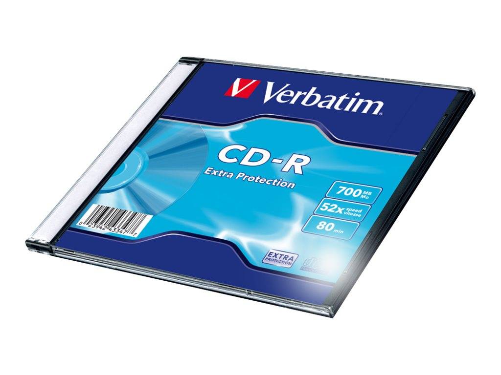 Verbatim DataLife - CD-R - 700 MB (80 Min) 52x - Jewel Case (Schachtel)