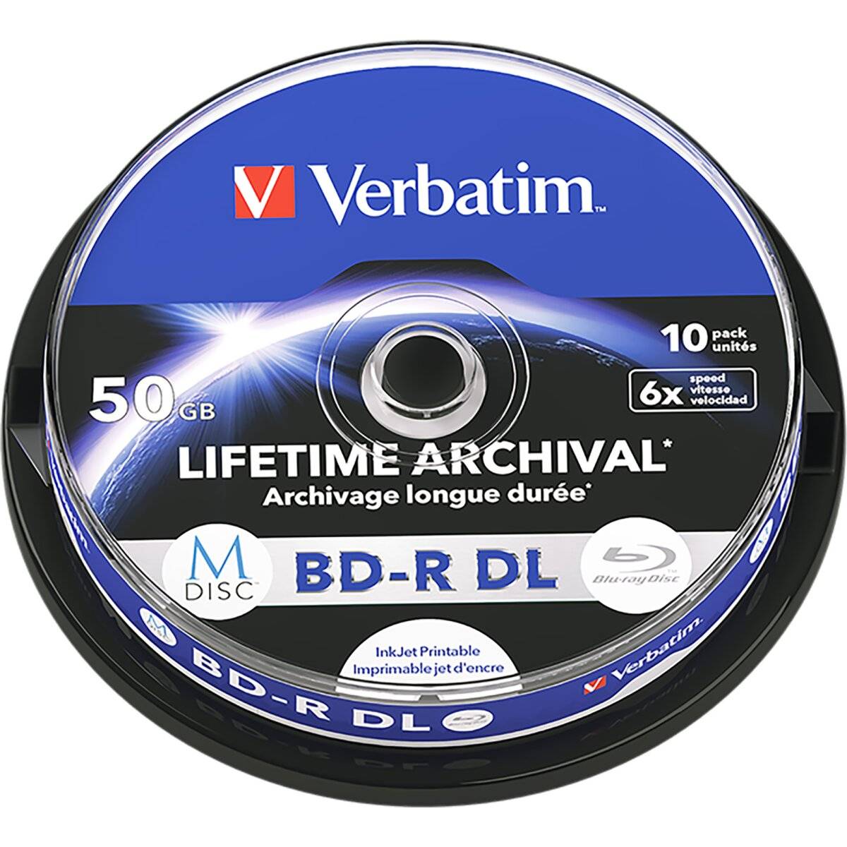 Verbatim M-DISC BD-R DL 50GB/1-6x Jewelcase (5 Disc)