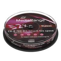 MEDIARANGE MR214 - 52x - CD-R - 120 mm - 700 MB - Tortenschachtel - 10 Stück(e)