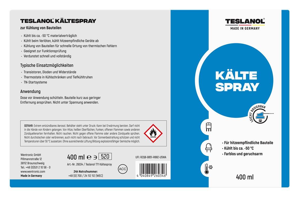 Teslanol Kältespray 400 ml