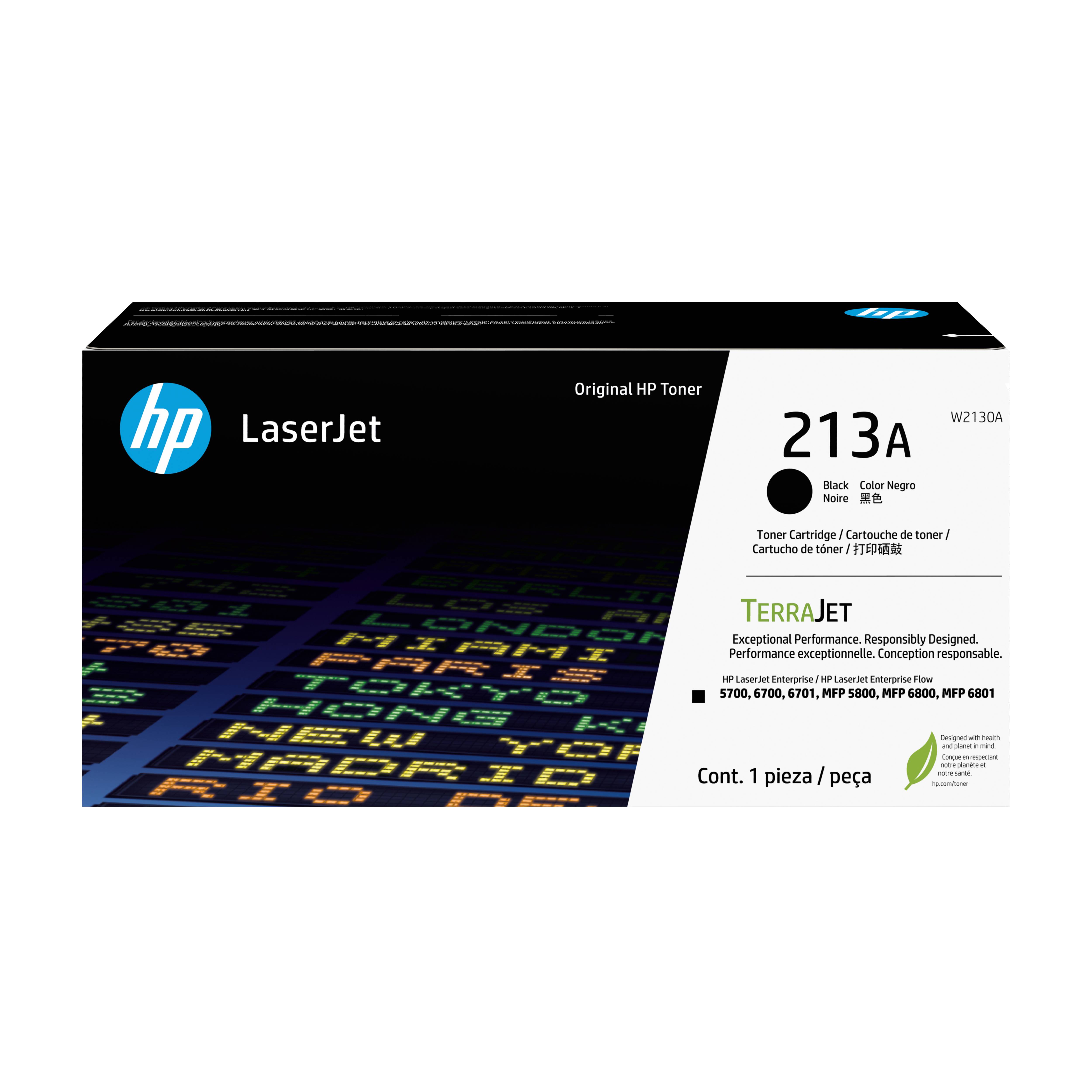 HP 213A - Schwarz - original - LaserJet - Tonerpatrone (W2130A)