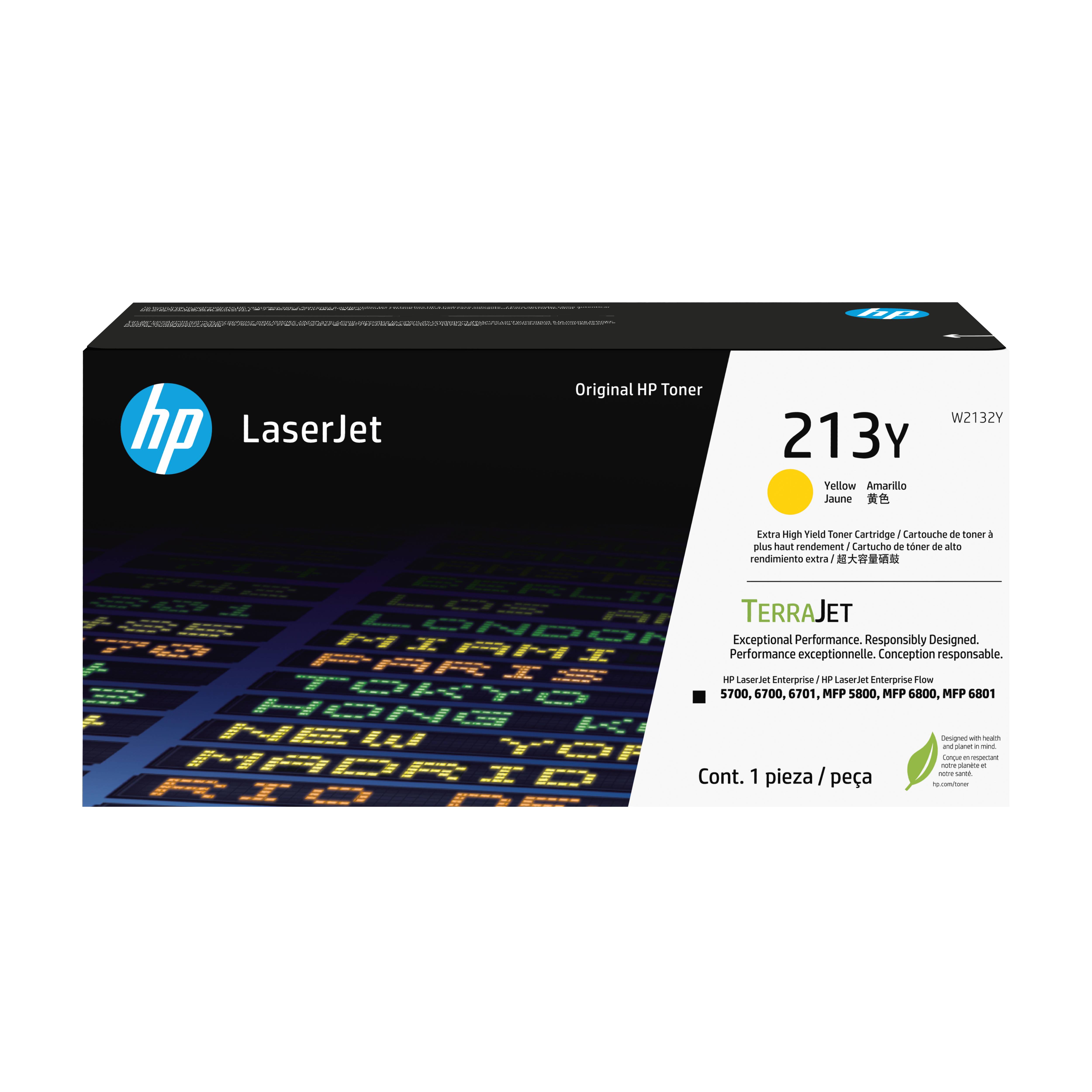 HP 213Y - Besonders hohe Ergiebigkeit - Gelb - original - LaserJet - Tonerpatrone (W2132Y)