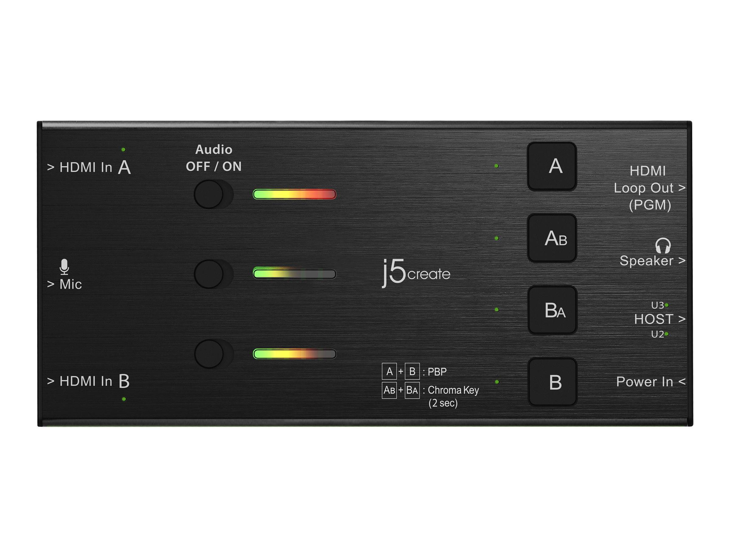 j5create JVA06-N - Videoaufnahmeadapter - USB-C 3.0