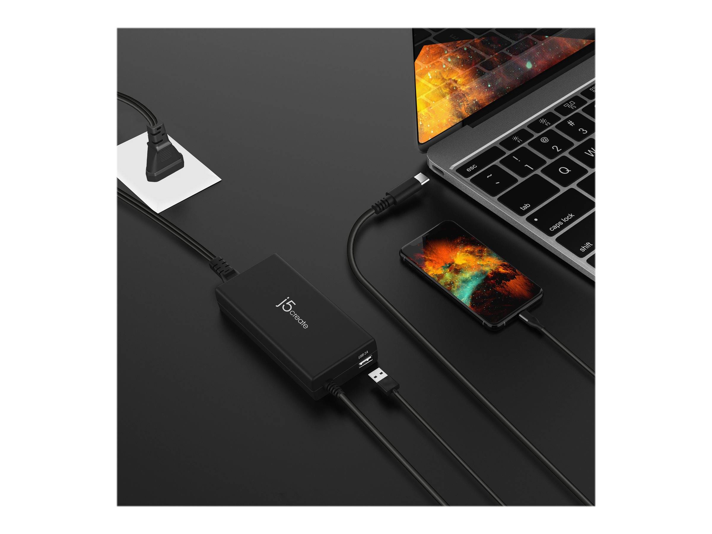 j5create JUP2290C - USB-C Netzteil - Wechselstrom 100-240 V