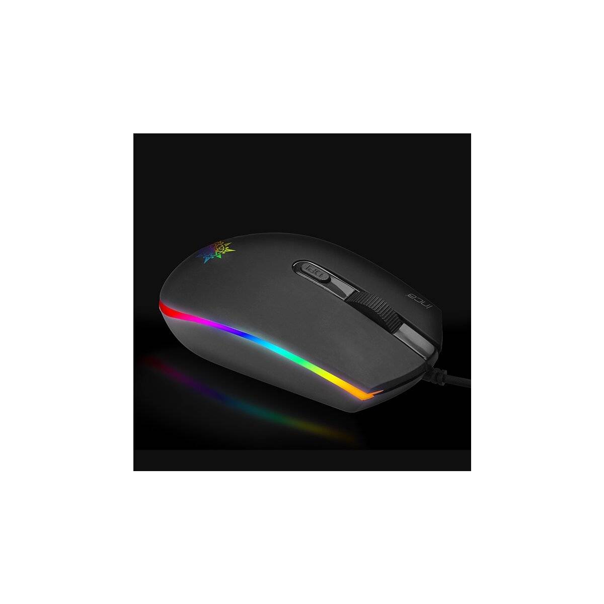 Inca IMG-GT13 PRO Optisch Gaming Maus Mouse 1200 DPI RGB-Logo-Effekt
