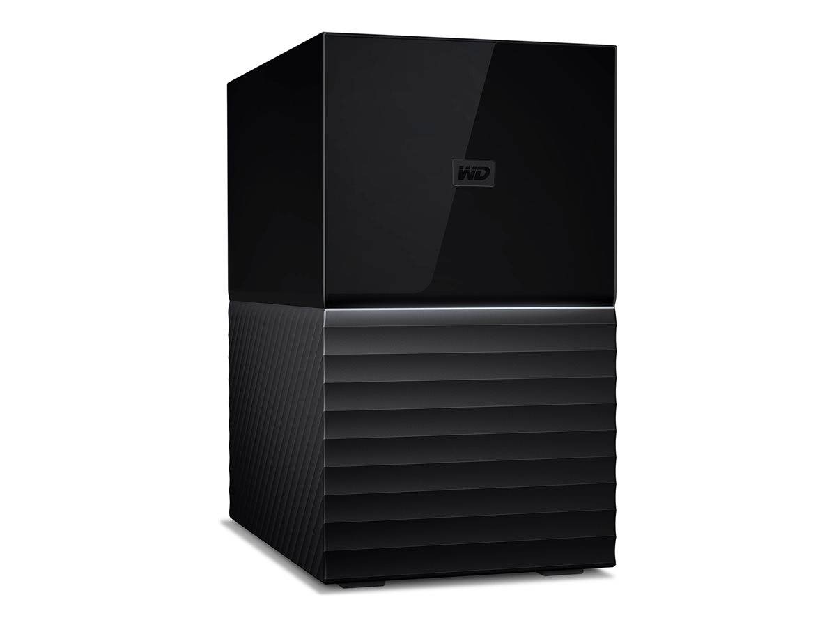 WD My Book Duo WDBFBE0440JBK - Festplatte - verschlüsselt - 44 TB - extern (Stationär)