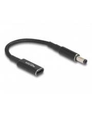 Delock Netzteil - 24 pin USB-C (W) zu Gleichstromstecker 5,5 x 2,1 mm (M) - 19.5