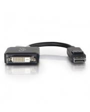 C2G 8IN DISPLAYPORT MALE TO SINGLE LINK DVI-D FEMALE ADAPTER CONVERTER BLACK TAA 0,2 m Schwarz