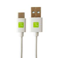 Techly USB-Kabel-2.0-CM/AM-1m weiss - Kabel - Digital/Daten - 1 m