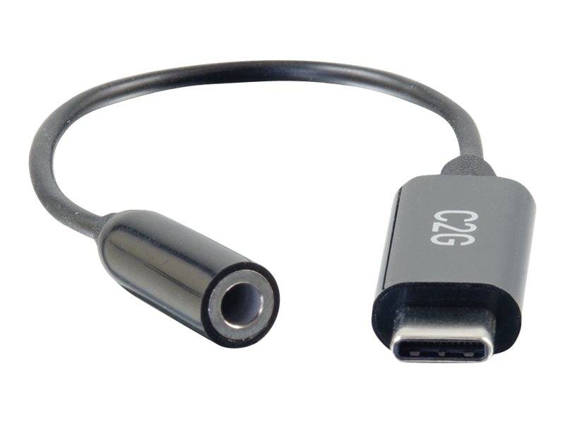 USB-C zu 3,5 mm Audioadapter-Kabel mit USB-C Stecker und Kopfhörerklinken-Buchse