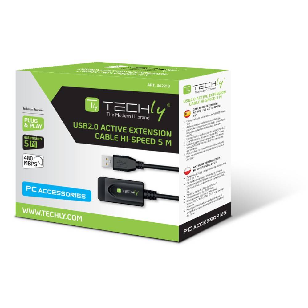 IC Intracom TECHly - USB-Verlängerungskabel - USB (M) zu USB (W)