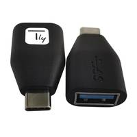 Techly IADAP-USB30-CMAFTY - USB A - USB C - Schwarz - M/F - USB3.1 Gen 1 - 5 Gbp
