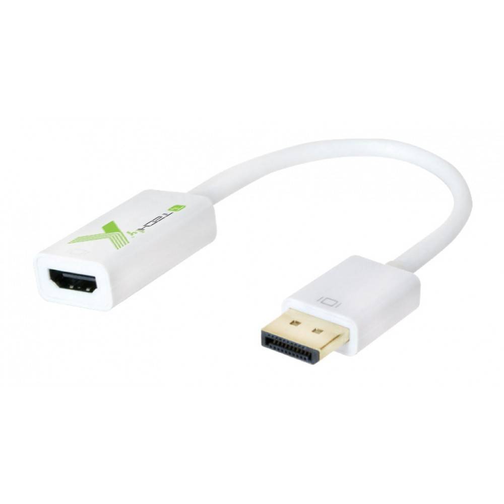Techly Videoadapter - DisplayPort männlich eingerastet zu HDMI weiblich