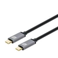 Techly ICOC MUSB322-CM-010, 1 m, USB B, USB C, USB 3.2 Gen 1 (3.1 Gen 1), 10000 Mbit/s, Schwarz