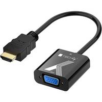 TECHly - Videoadapter - HDMI männlich zu 15 pin VGA weiblich - Schwarz - 1920 x 1200 (WUXGA)