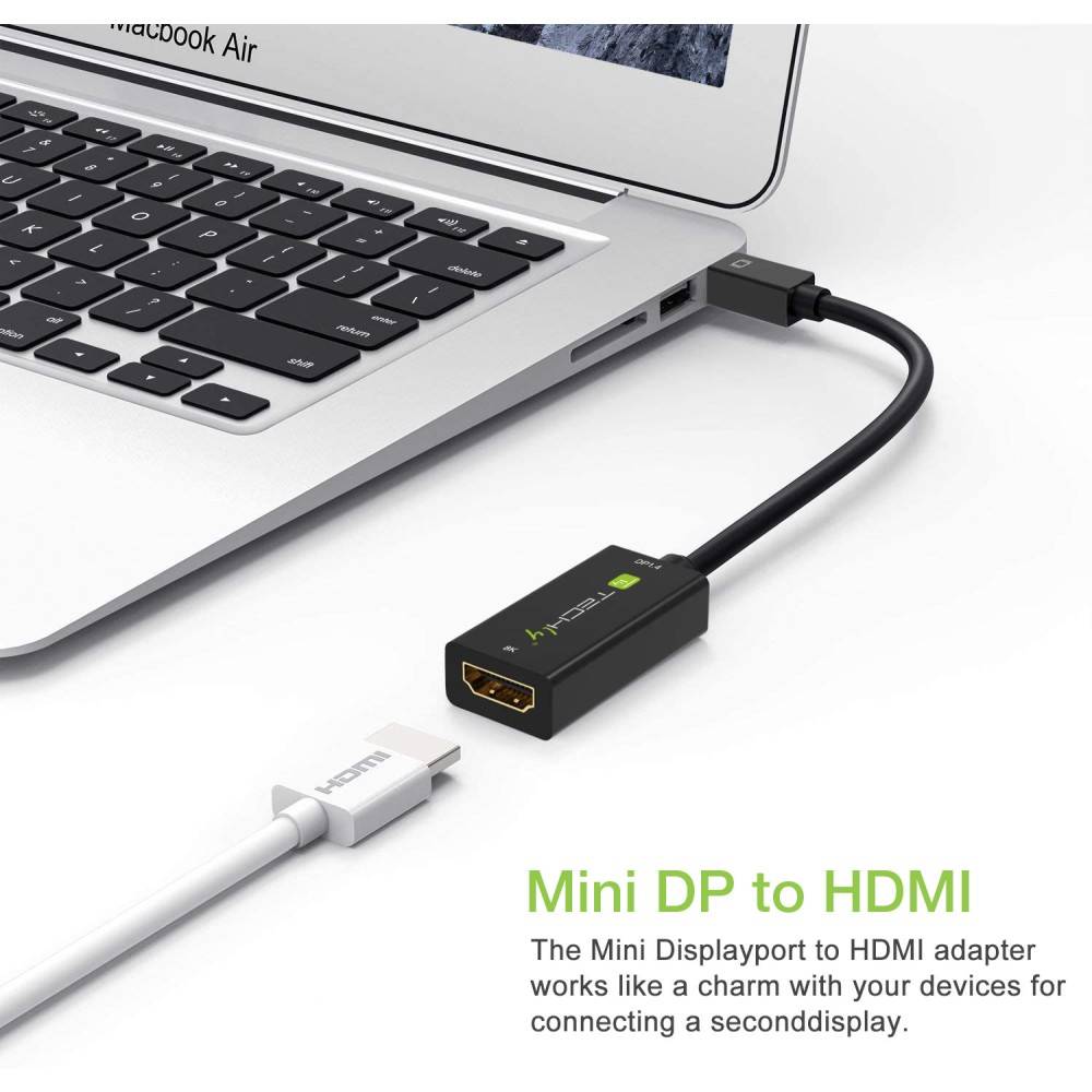 Techly Videoadapter - DisplayPort männlich zu HDMI weiblich