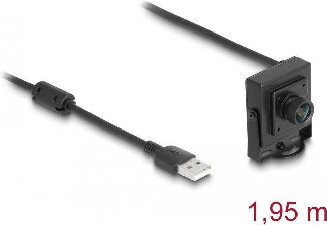 Delock Webcam - Farbe - 2,1 MP - 1920 x 1080 - USB 2.0 - MJPEG - YUY2 - Gleichst