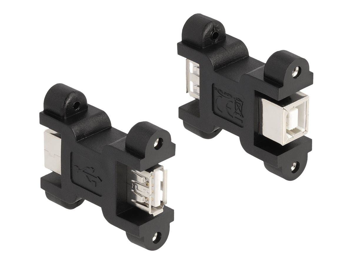 Delock USB-Adapter - USB (W) zu USB Typ B (W) - Schwarz