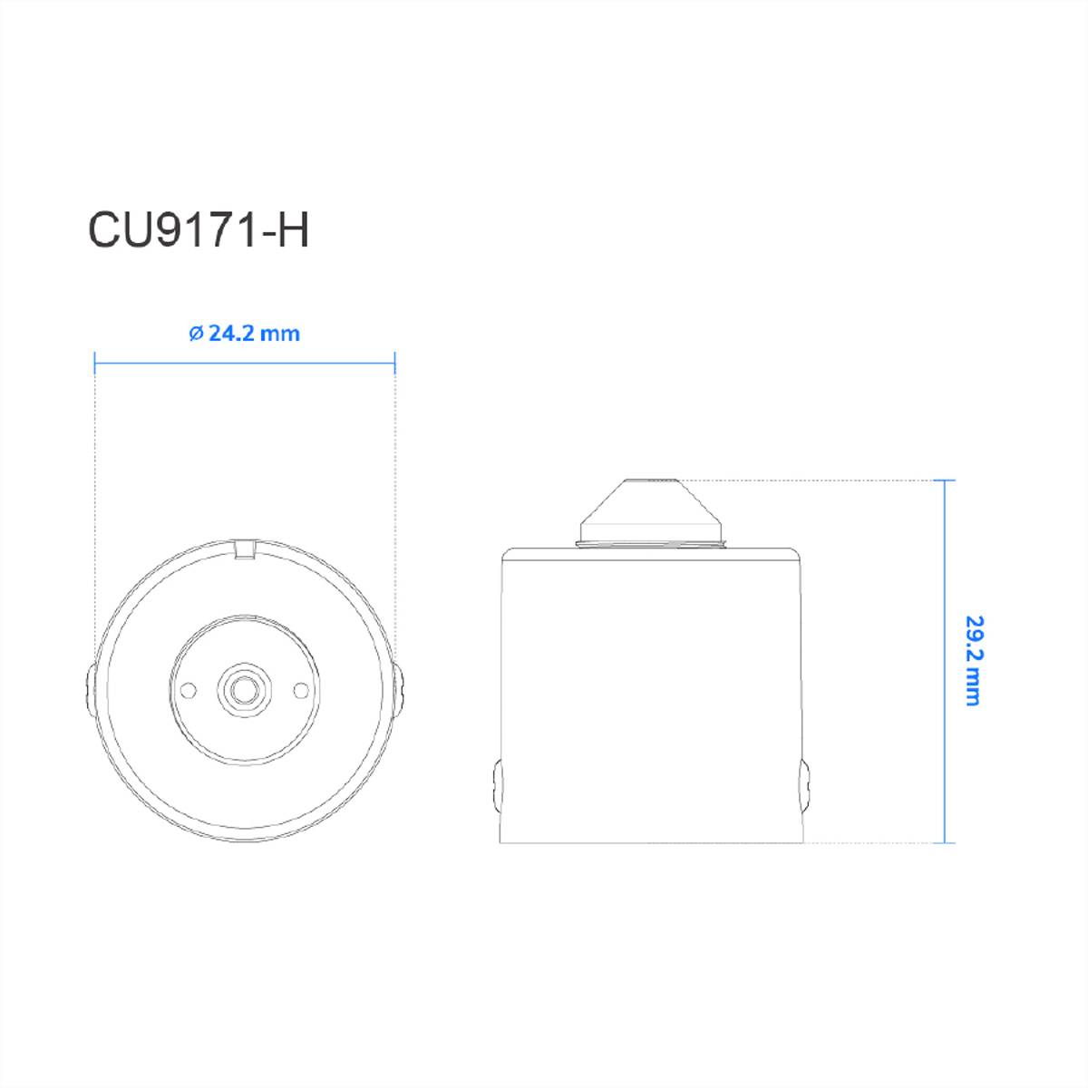VIVOTEK CU9171-H Kameraeinheit, Pinhole-Objektiv, zylinderförmig, 4MP 30 fps