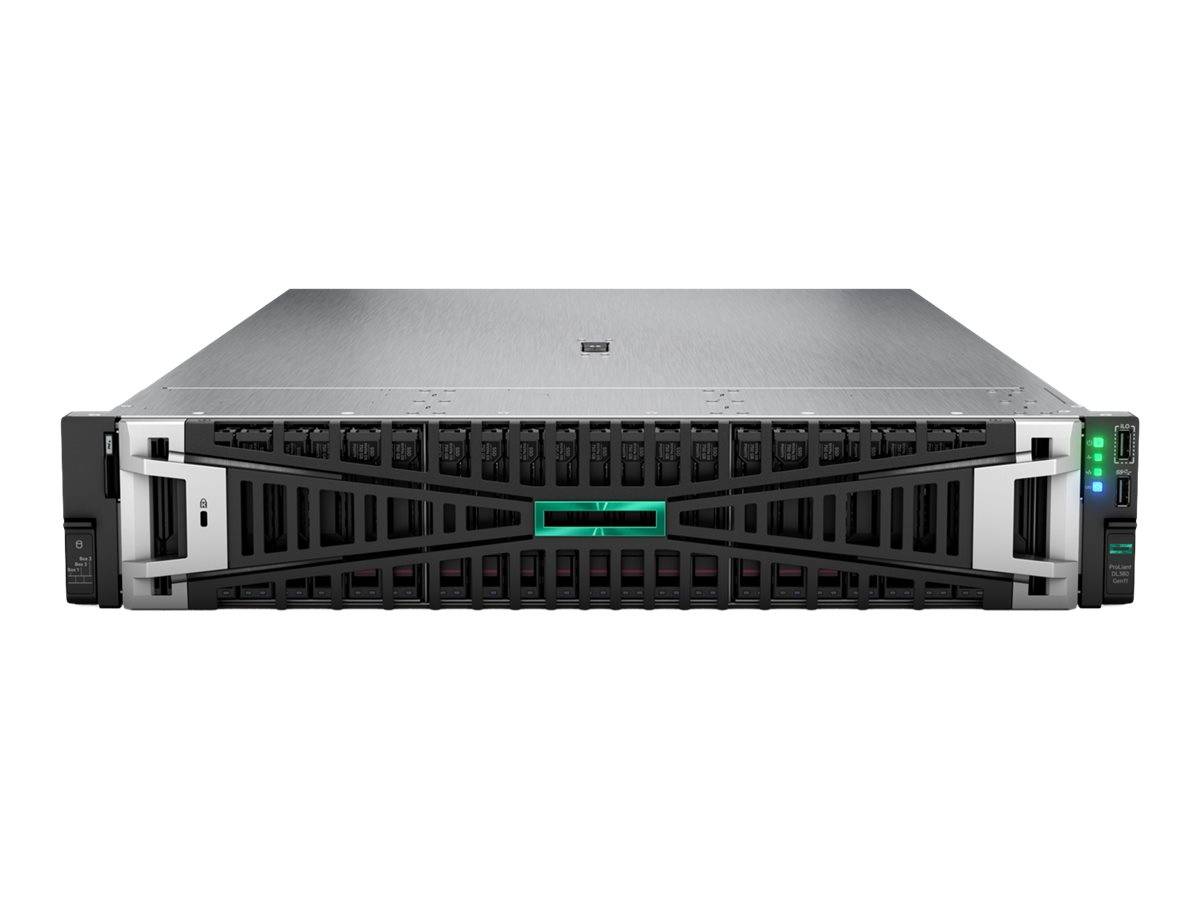 HPE ProLiant DL380 Gen11 Network Choice - Server - Rack-Montage - 2U - zweiweg - keine CPU - RAM 0 GB - SATA - Hot-Swap 6.4 cm (2.5")