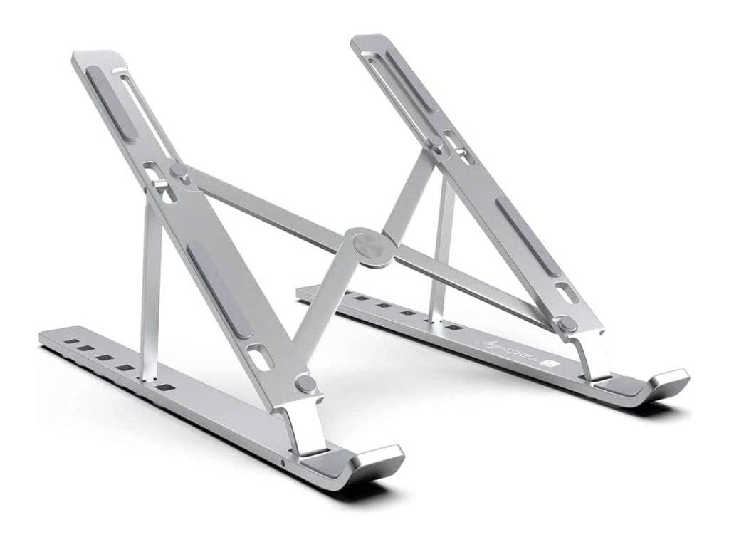 IC INTRACOM - TECHly - Aufstellung - faltbar - für Notebook / Tablet / Mobiltelefon - Aluminiumlegierung - Silber - Bild