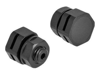 Delock Ventilation plug - M6 - Schwarz (Packung mit 2) - Druckausgleichselement