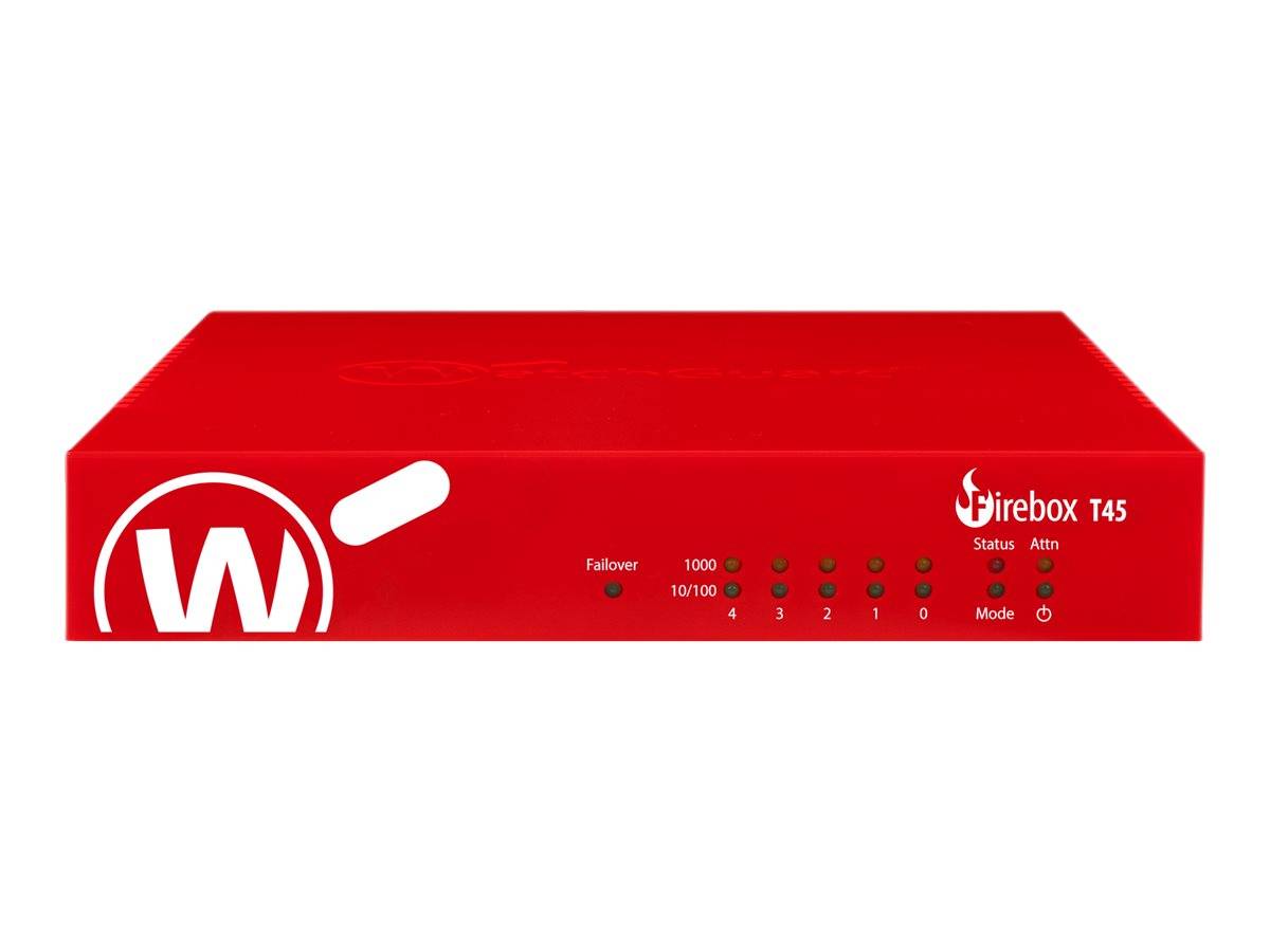 WatchGuard Firebox T45-PoE - Sicherheitsgerät - mit 3 Jahre Basic Security Suite