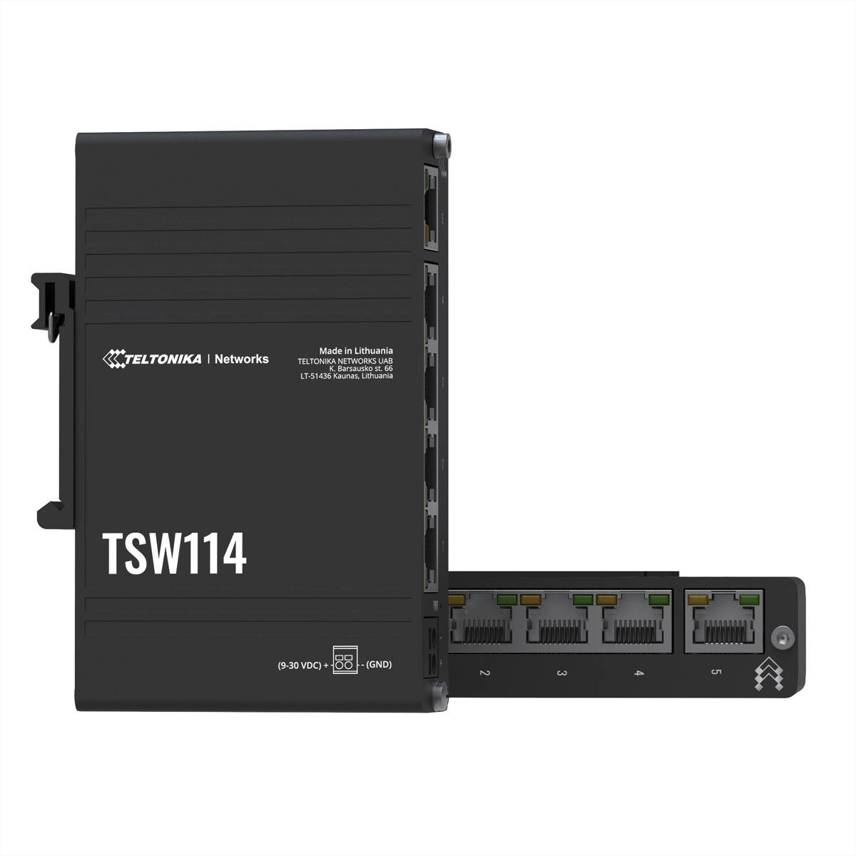 TELTONIKA TSW114 Gigabit DIN RAIL Switch
