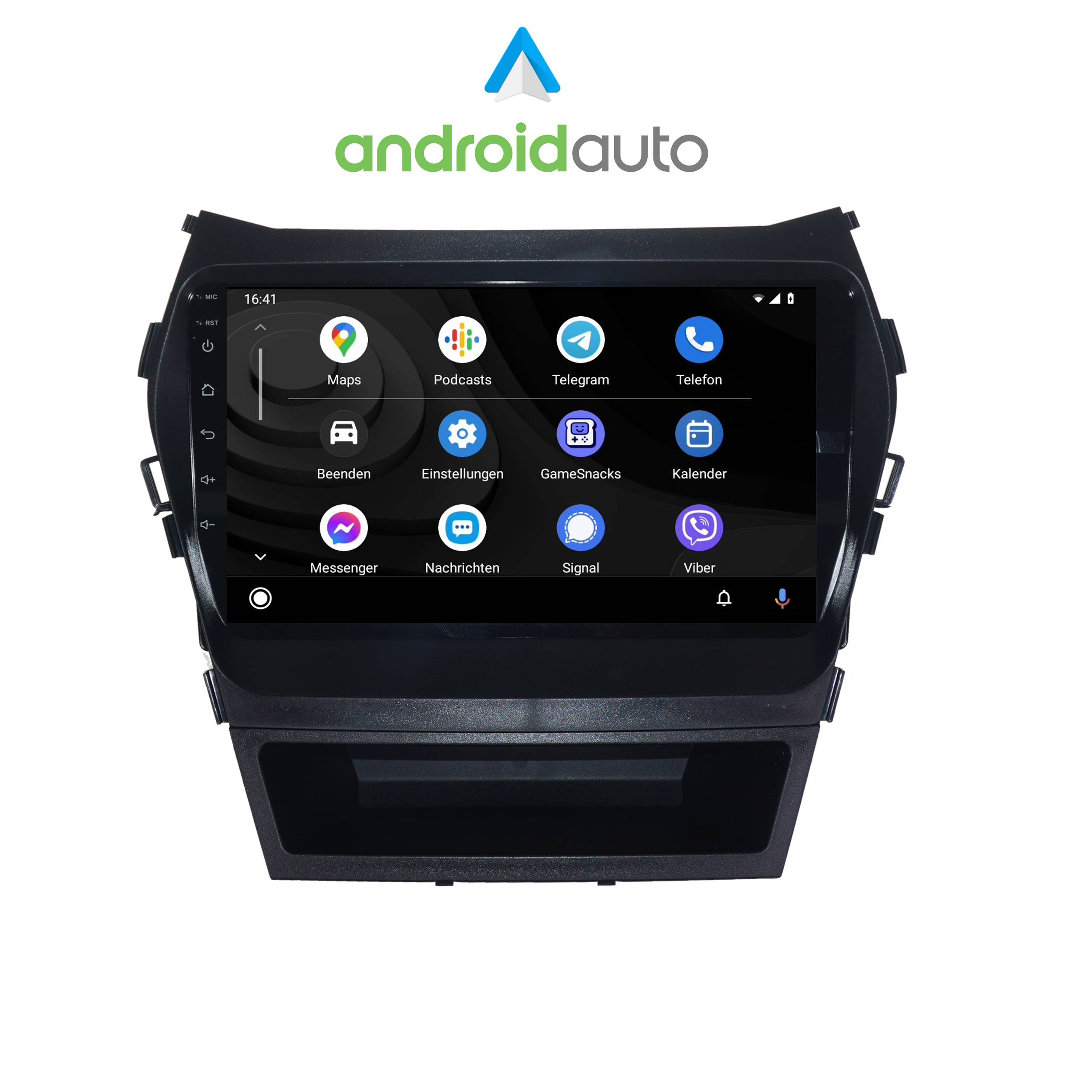 Für Hyundai IX45 Santa FE 9"Touchscreen Android Autoradio GPS Navigation CarPlay