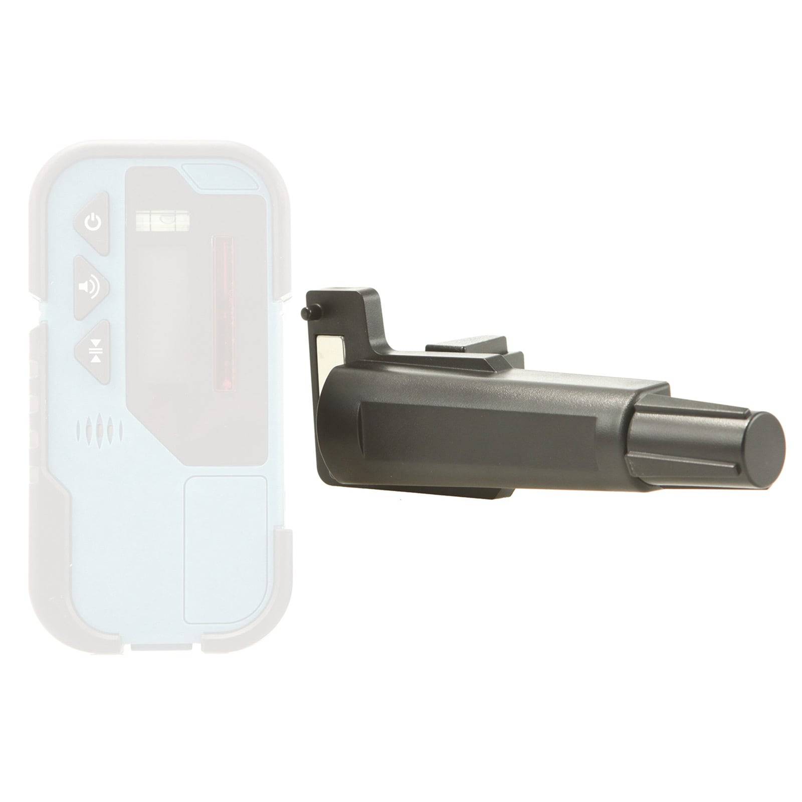 Ein Dental-Röntgensensor in einem weißen Gehäuse zusammen mit einer abnehmbaren schwarzen Schutzabdeckung, isoliert auf einem weißen Hintergrund.